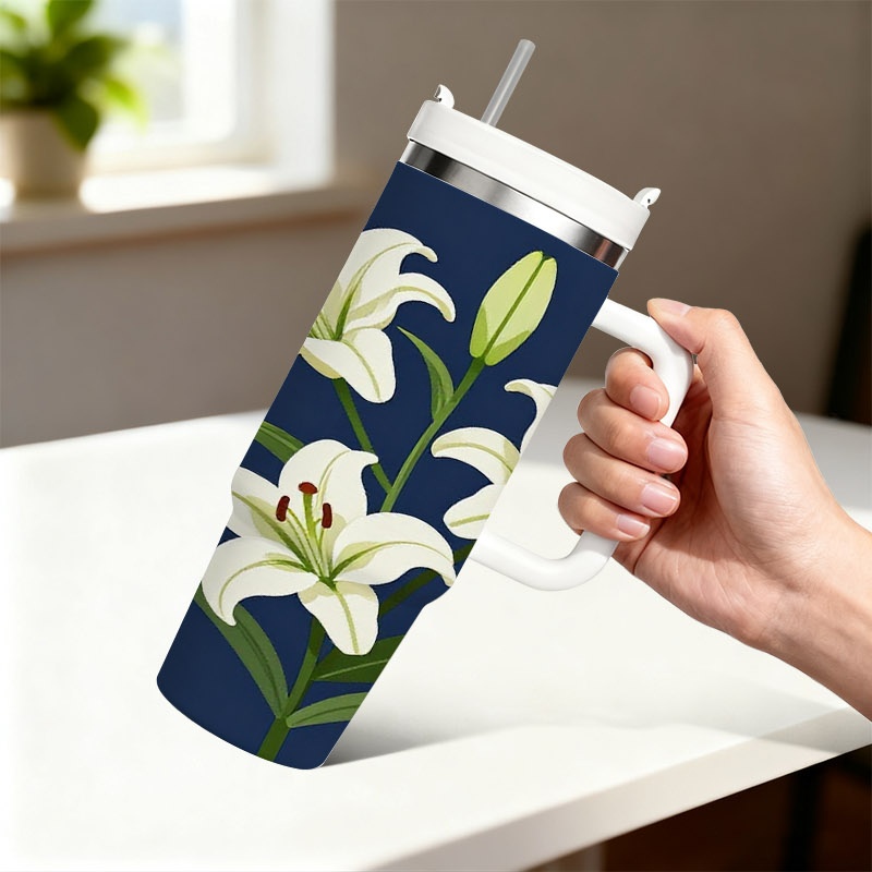 Sublimation Mug White - 1 adet 40oz Su ve Çay
