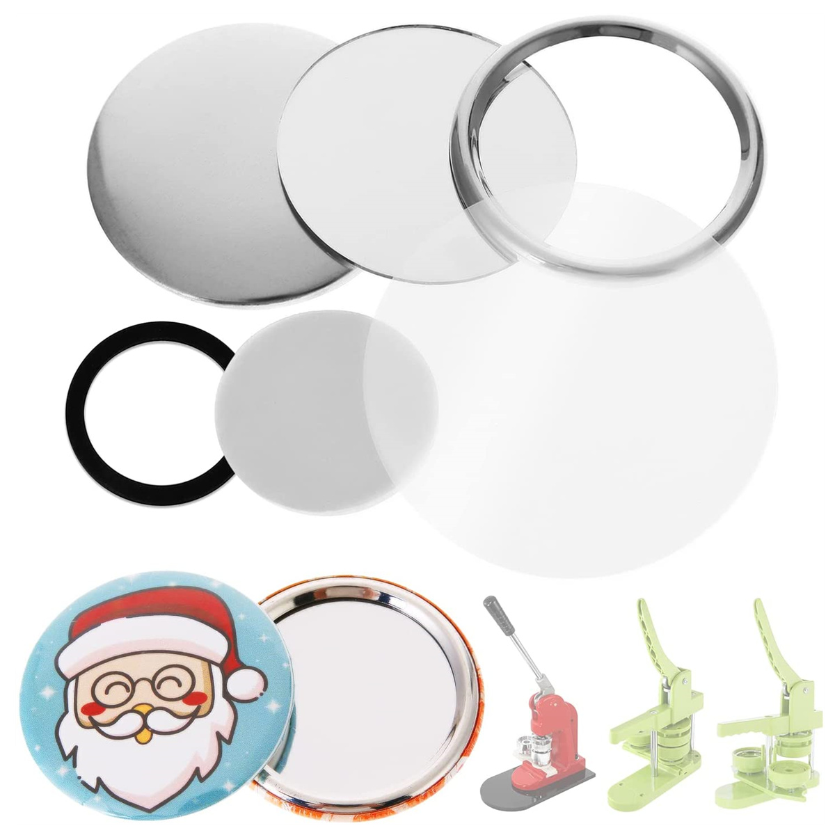 Boş Ayna Rozet Düğme Parçaları - Button Badge Blank incelemesi ve fiyatı