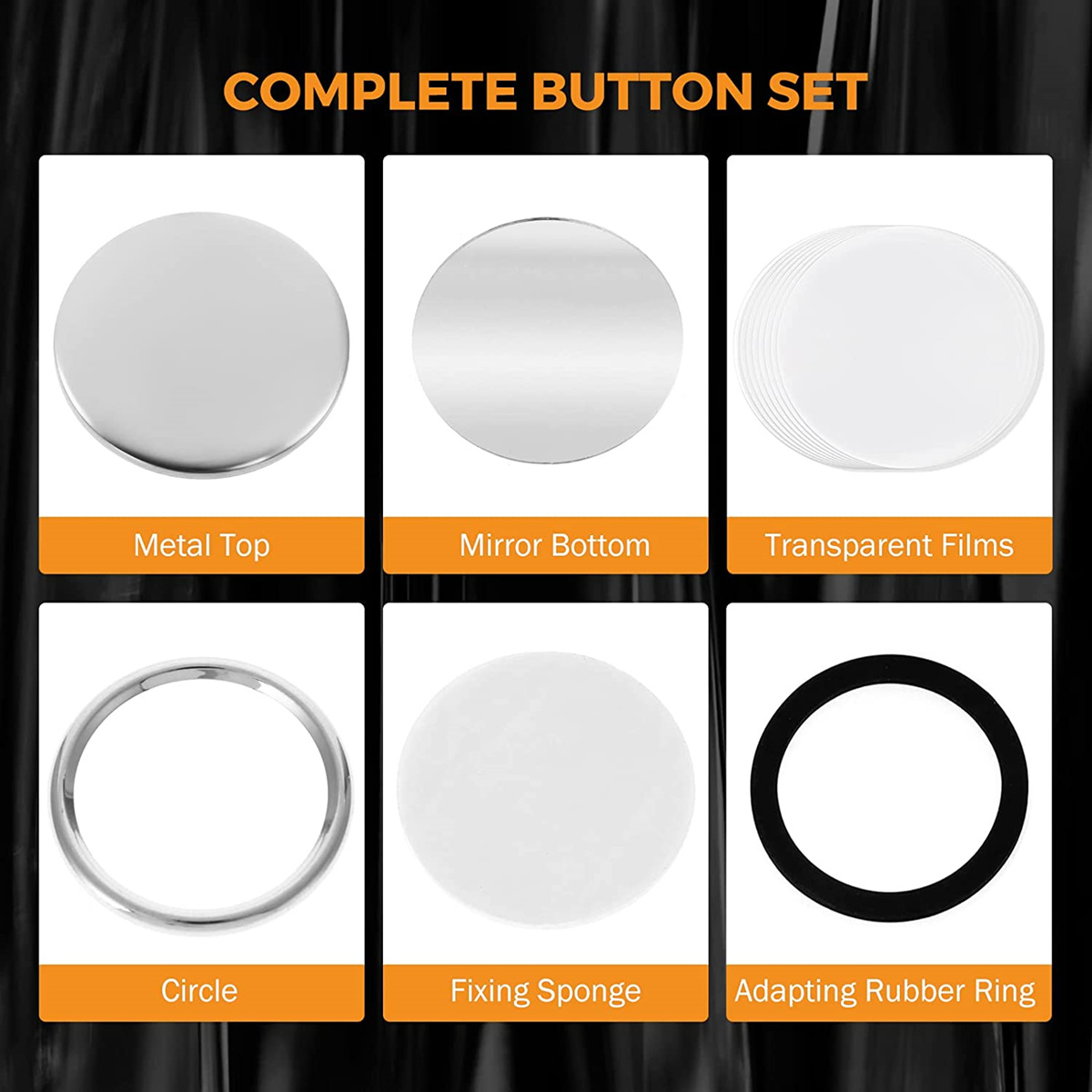 Boş Ayna Rozet Düğme Parçaları - Button Badge Blank incelemesi ve fiyatı