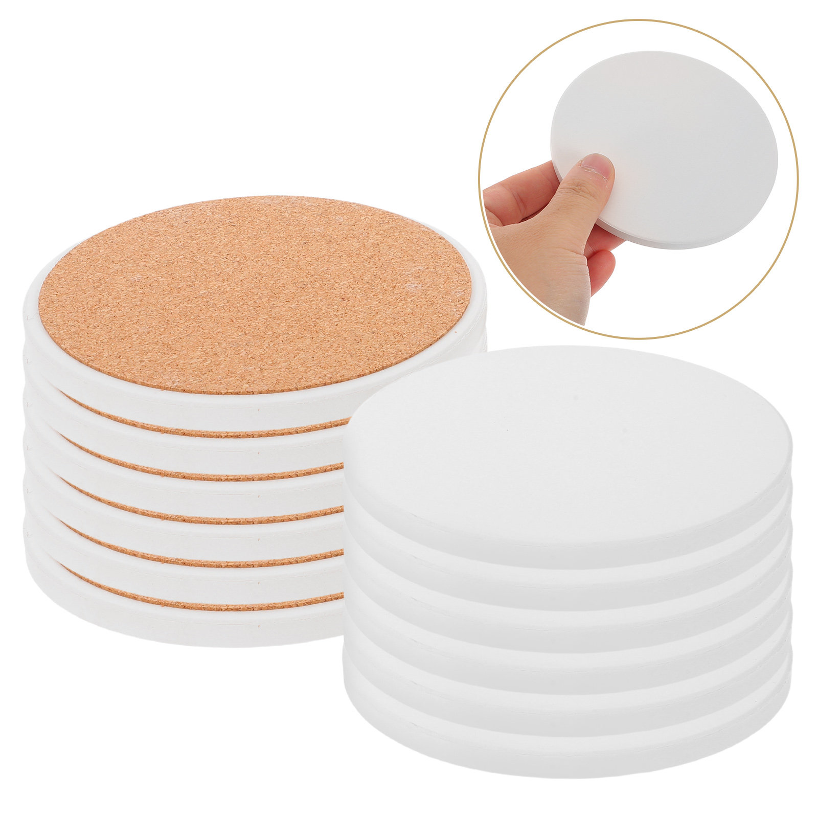 12 adet süblimasyon bardak alt - Coaster Sublimation Blank incelemesi ve fiyatı