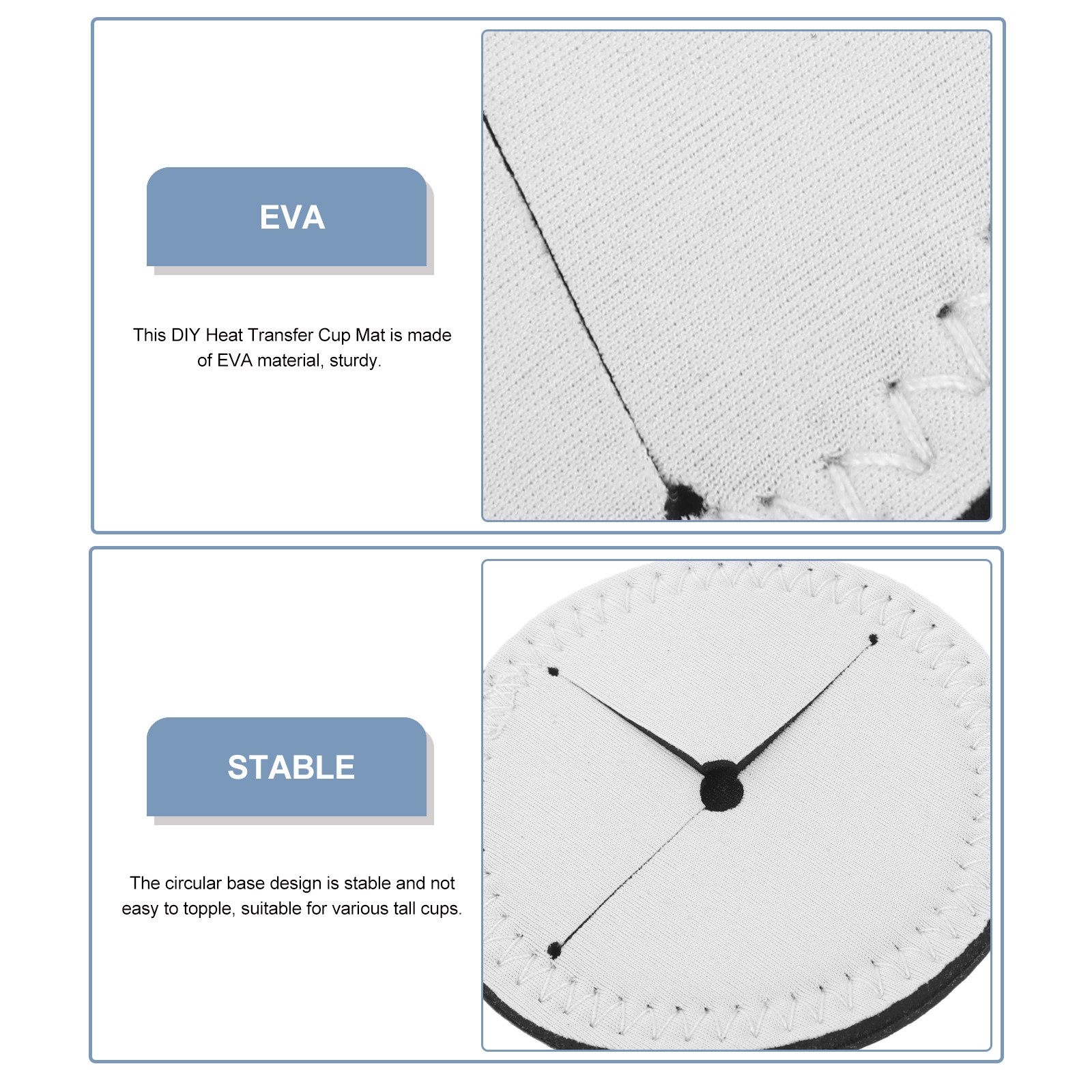 4 Adet Boş Yuvarlak Isı Transf - Coaster Sublimation Blank incelemesi ve fiyatı